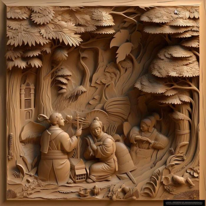 نموذج ثلاثي الأبعاد لآلة CNC 3D Art 